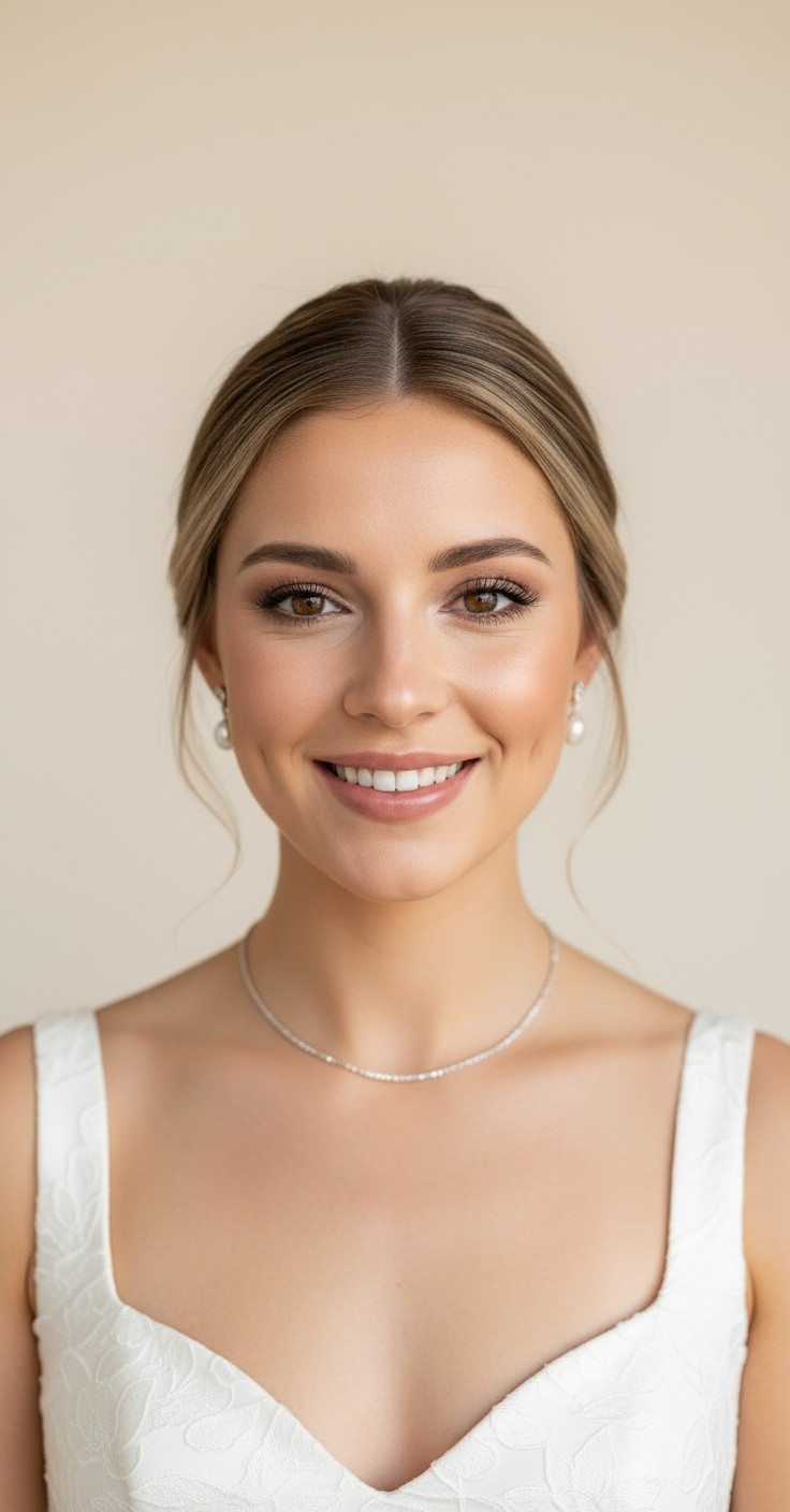 After Low Updo For Wedding